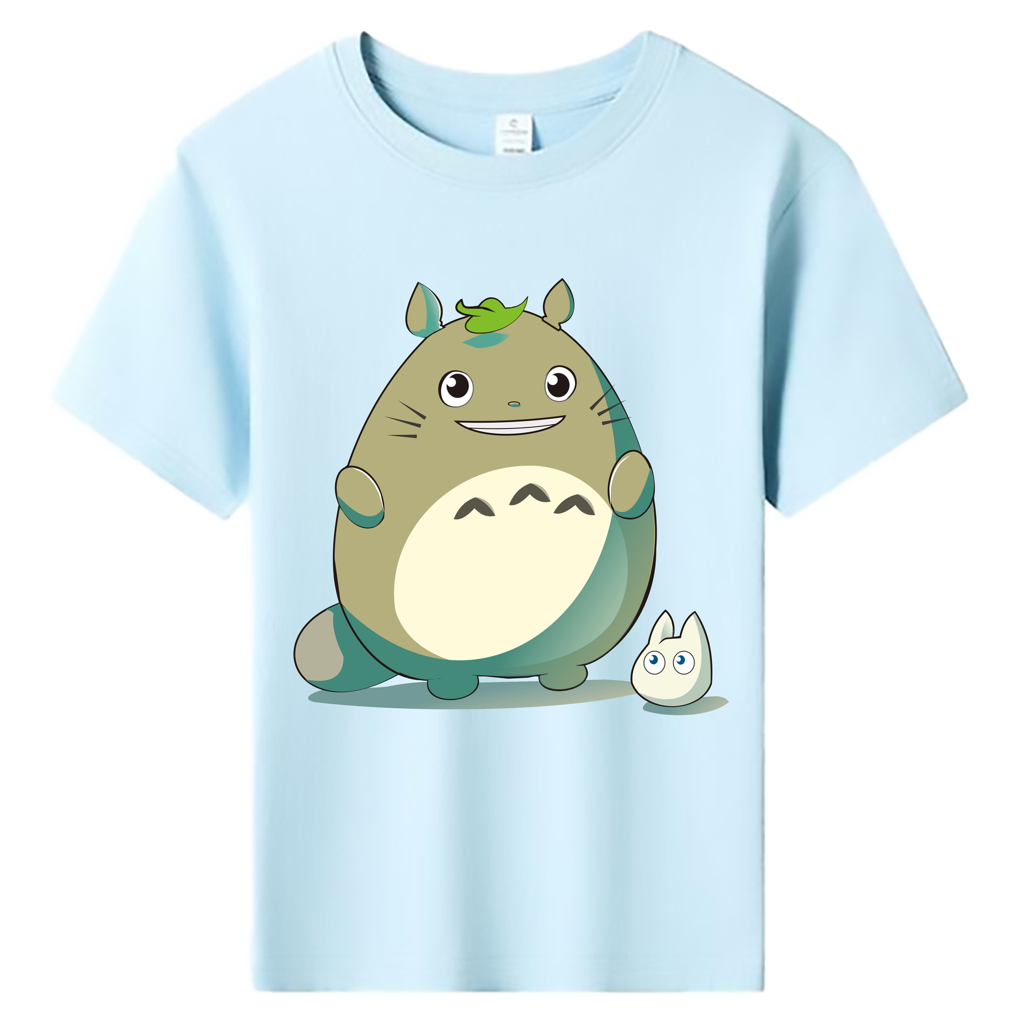 （画像用） となりのトトロ 草壁メイ 草壁サツキ My Neighbor Totoro Satsuki Kusakabe Mei Kusakabe 綿100％キッズTシャツ（フロントプリント）